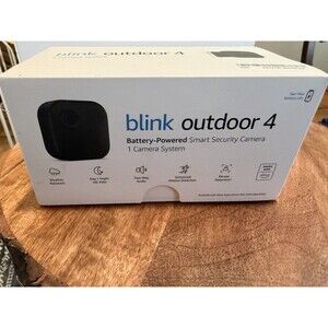 Blink Outdoor 4 Wireless Battery-Powered 1080p HD Security Camera, Alexa, 1 Pack